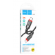 Кабель USB-C HOCO X59 Victory Type-C-Type-C, 3A, 60W, 1м, черный