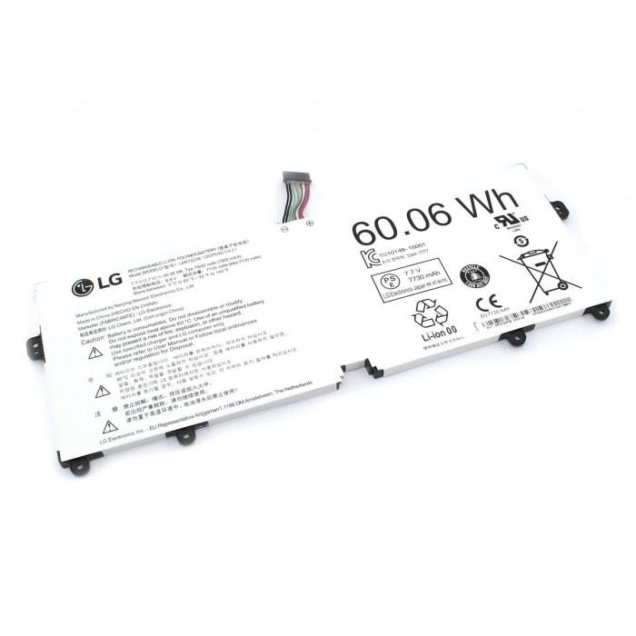 Аккумуляторная батарея для ноутбука LG Gram 14 (LBR1223E) 7.7V 7800mAh