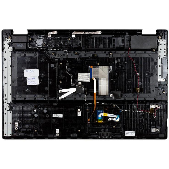 Клавиатура для Samsung RC720 черная топ-панель
