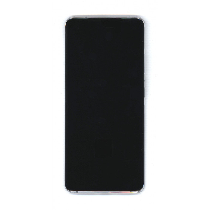 Дисплей для Samsung Galaxy S21 Ultra G998B в сборе с тачскрином ServicePack серебристый GH82-26035B