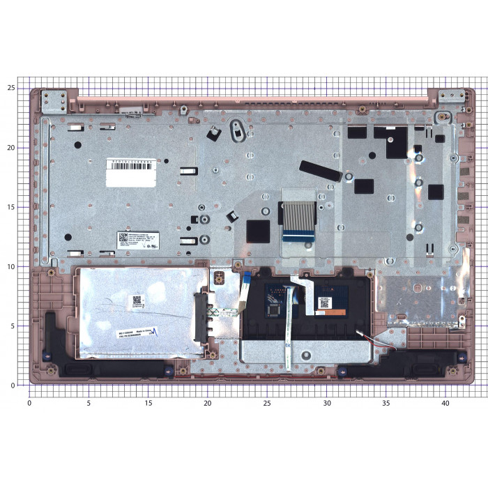 Клавиатура для Lenovo IdeaPad 320-15 топкейс розовый