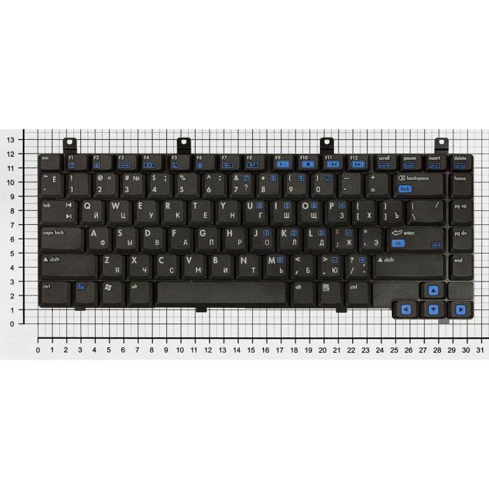 Клавиатура для HP Pavilion DV4000 DV4100 DV4200 DV4300 DV4400 черная