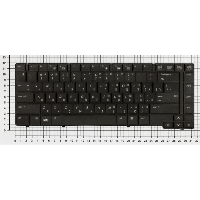 Клавиатура для HP Probook 6440b 6445b 6450b 6455b черная
