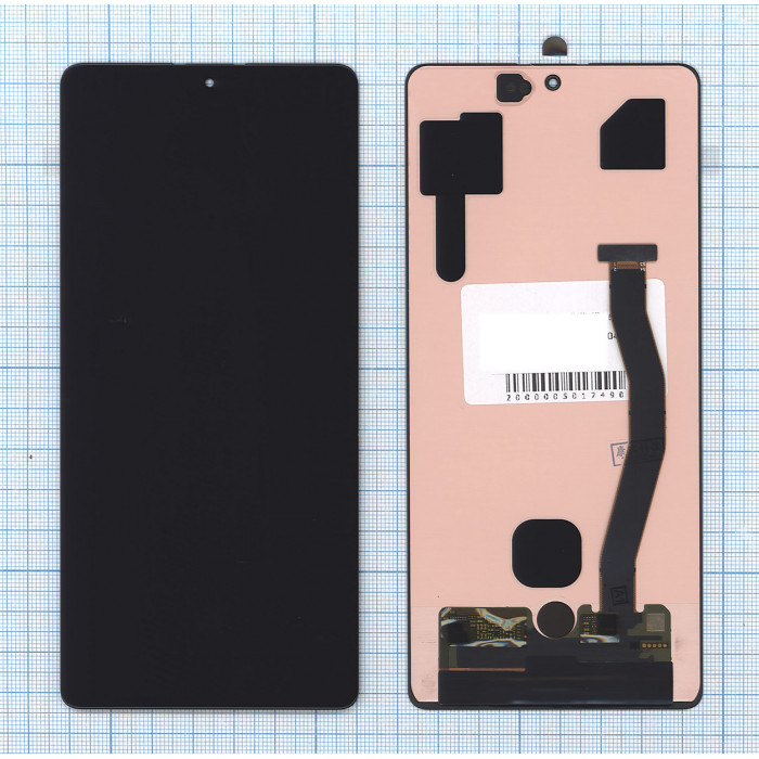 Дисплей для Samsung Galaxy S10 Lite SM-G770F в сборе с тачскрином OLED черный