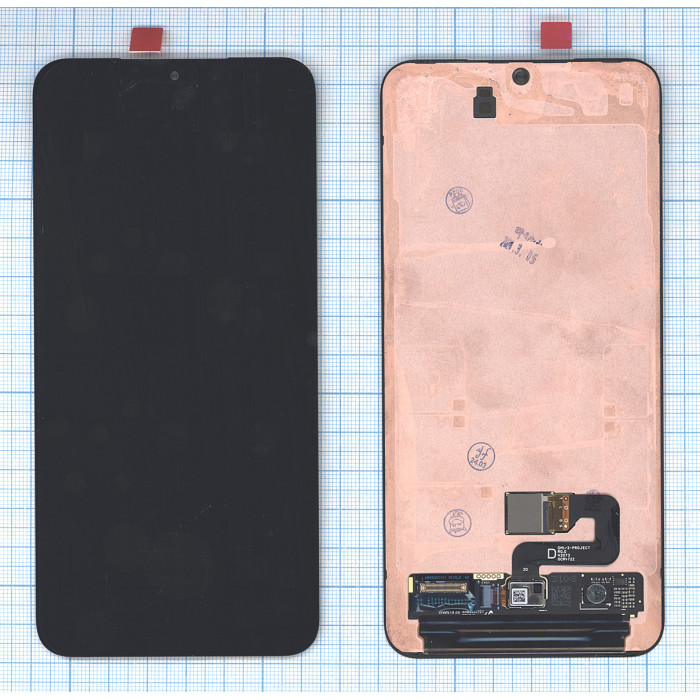 Дисплей для Samsung Galaxy S23 Plus SM-S916B в сборе с тачскрином черный orig