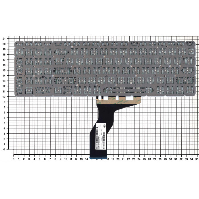 Клавиатура для HP Pavilion 15-ab 15-ab000 15-cb 15z-ab100 черная с зеленой подсветкой