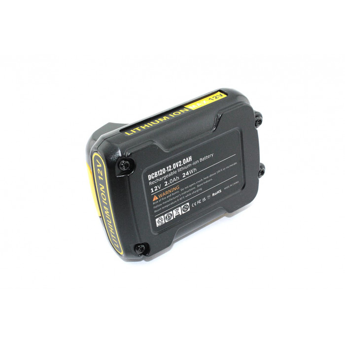 Аккумулятор для DEWALT (p/n: DC9071, DE9037, DE9071, DE9074, DE9075) 2.0Ah 12V (Li-ion)
