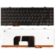 Клавиатура для Dell Studio 14 14z 1440 1450 1457 черная с подсветкой