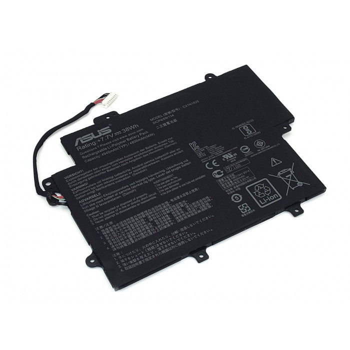 Аккумулятор для ноутбукa Asus VivoBook Flip 12 TP203NA (C21N1625) 7.7V / 8.8V 4800mAh