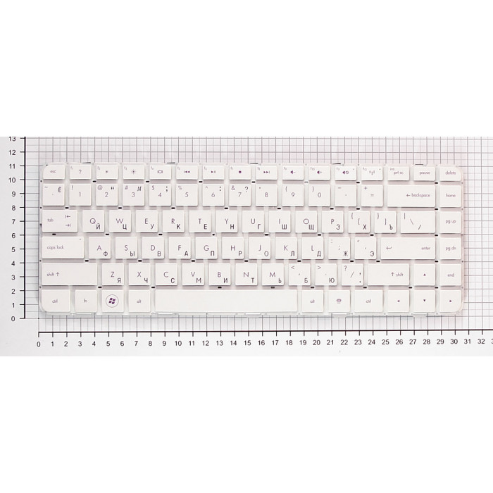 Клавиатура для HP Pavilion DM4-1000 DV5-2000 DV5-2100 белая без рамки