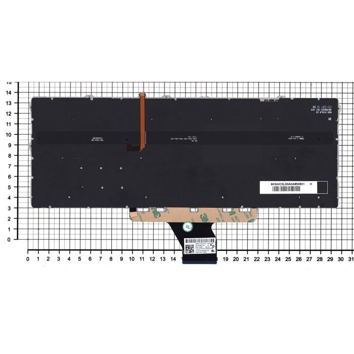 Клавиатура для HP Envy 13-BA серебро