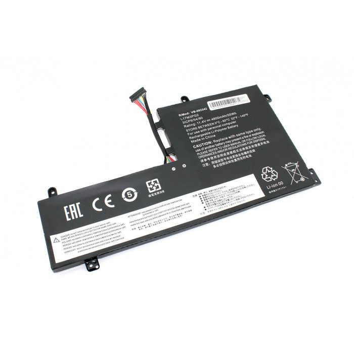 Аккумулятор для Lenovo Legion Y7000 (L17M3PG2) 11.4V 4800mAh OEM длинный шлейф