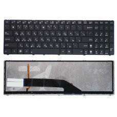 Клавиатура для Asus K50 K60 K70 черная с подсветкой