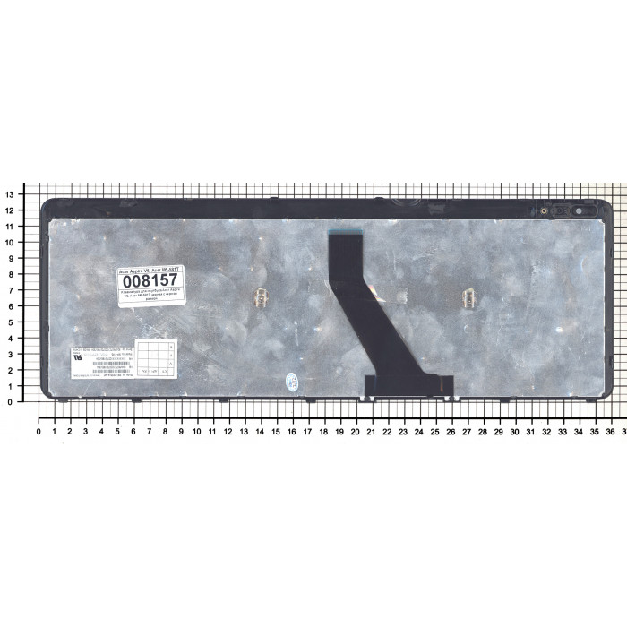 Клавиатура для Acer Aspire V5 V5-531 M5-581T черная с рамкой