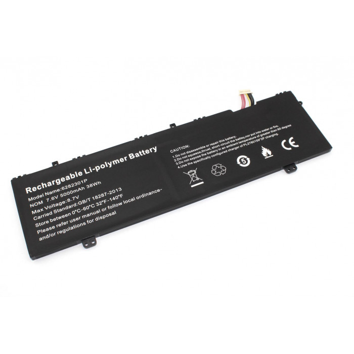 Аккумуляторная батарея для ноутбука Echips Malachite (6282301P) 7.6V 5000mAh/38Wh