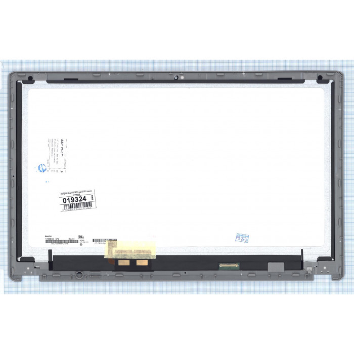 Модуль (матрица + тачскрин) для Acer Aspire V5-571 черный с серой рамкой