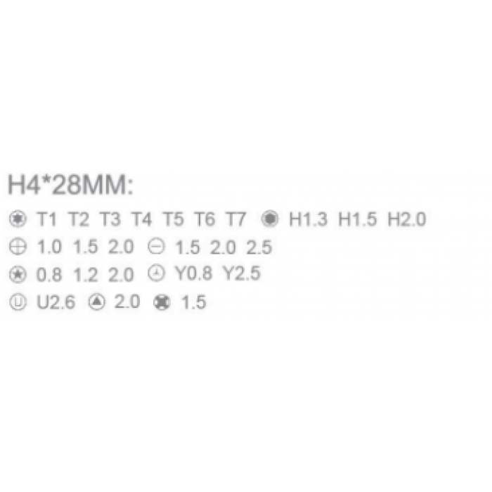 Отвёртка с набором бит Jakemy JM-8178