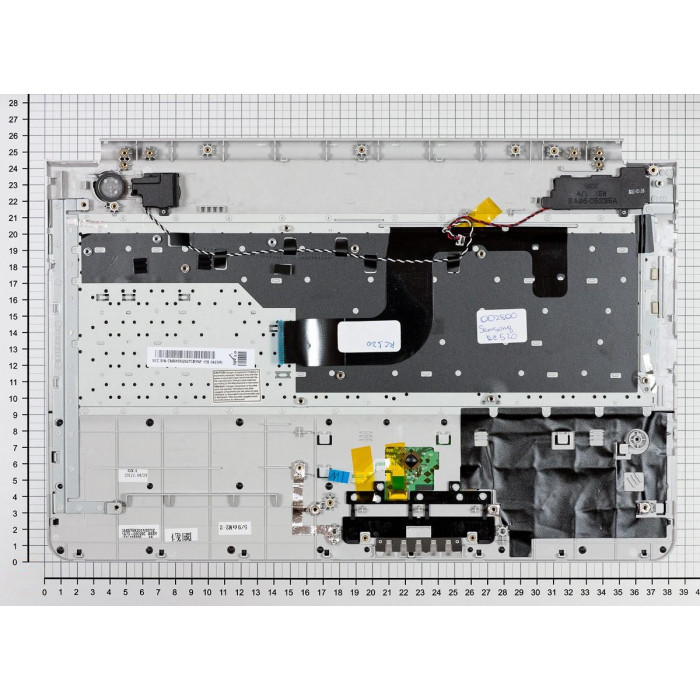Клавиатура для Samsung RC520 топ-панель серебристая