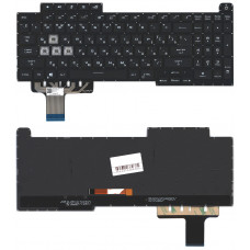 Клавиатура для ноутбука Asus ROG Stirx G17 G713 черная RGB-подсветка