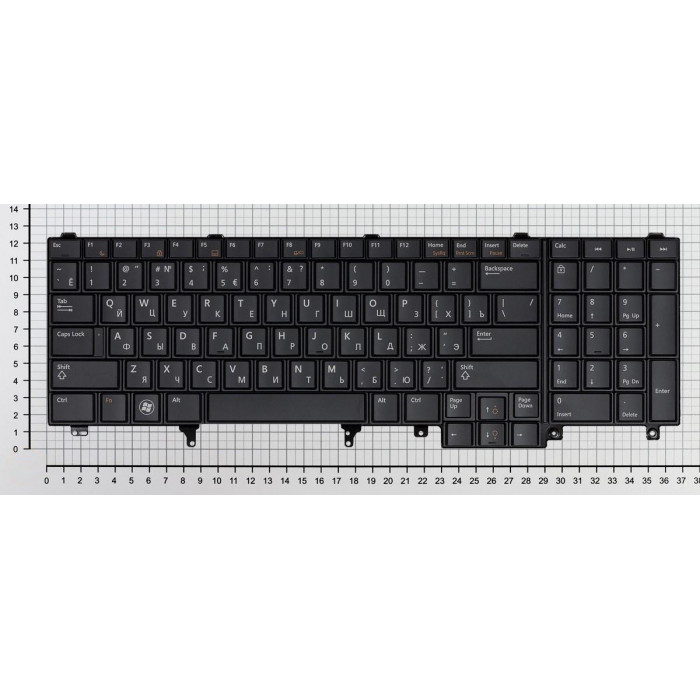 Клавиатура для Dell Latitude E6520 E6530 E6540 черная
