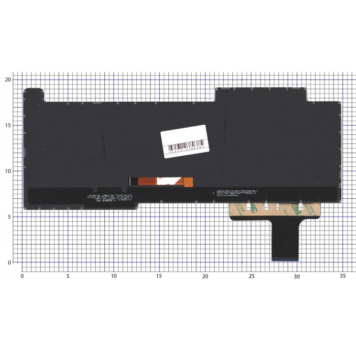 Клавиатура для ноутбука Asus ROG Stirx G17 G713 черная RGB-подсветка