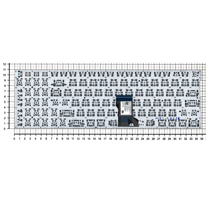 Клавиатура для Asus Q552 черная с подсветкой