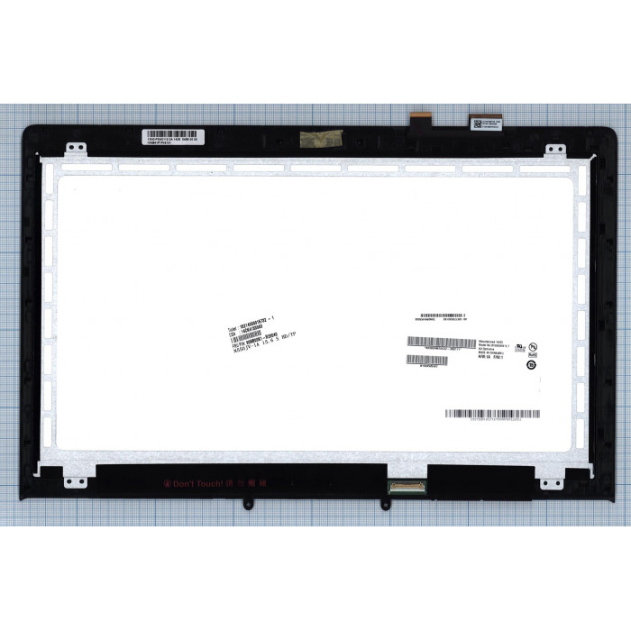 Модуль (матрица + тачскрин) для Asus N550 HD черный с рамкой