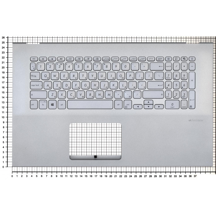 Клавиатура для Asus X712E топкейс