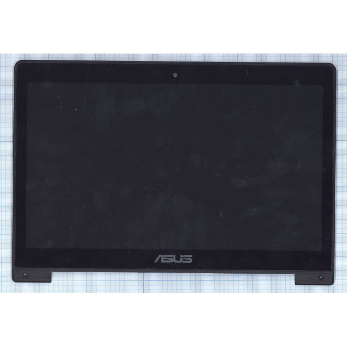 Модуль (матрица + тачскрин) для Asus S400 HD TCP14F21 черный с рамкой