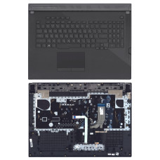 Клавиатура для ноутбука Asus G731GW G731GV черная с подсветкой топ-панель
