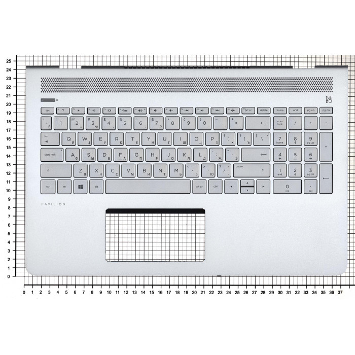 Клавиатура для HP 15-CC топкейс