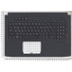 Клавиатура для Asus ROG Strix GL503 GL503V GL503VD топ-панель c белой подсветкой