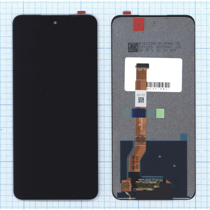 Дисплей для Realme 11 4G (RMX3636) в сборе с тачскрином черный orig lcd