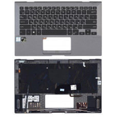 Клавиатура для Asus Pro B9440U черная топ-панель