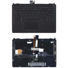 Клавиатура для Asus G46 топ-панель черная с подсветкой