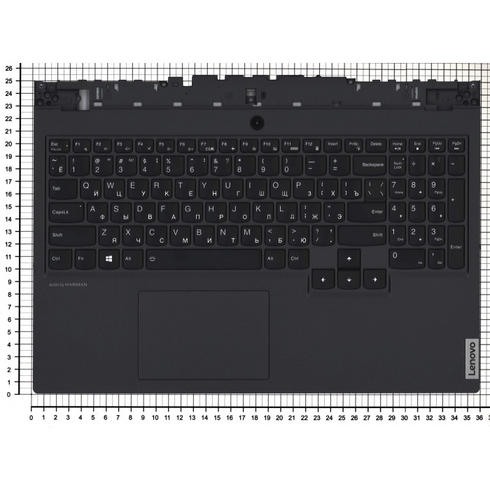 Клавиатура для Lenovo Legion 5-15IMH6 топкейс