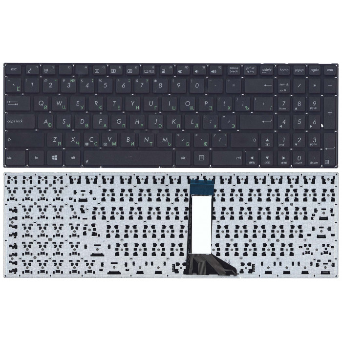 Клавиатура для Asus X551 X551CA X551MA без рамки (плоский Enter)