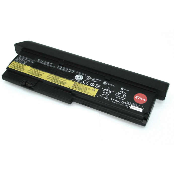 Аккумулятор для Lenovo ThinkPad X200 (42T4834 47++) 11.1V 94Wh черная