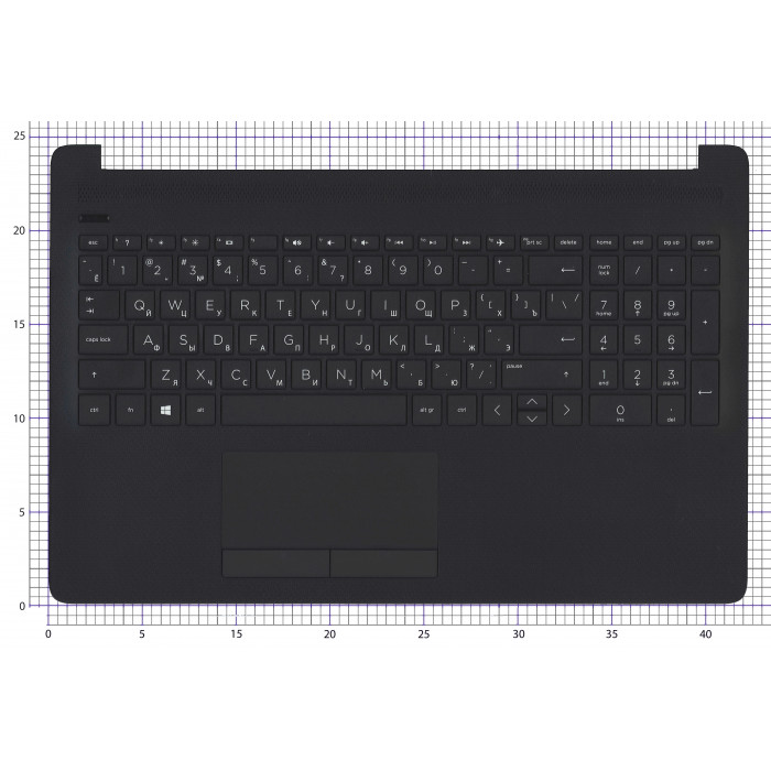  топкейс черный Клавиатура для HP 15-D 15-DB