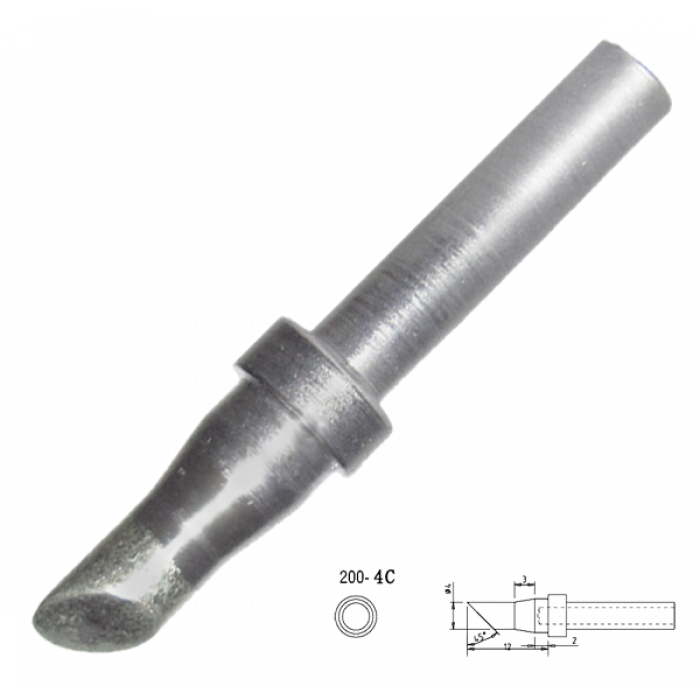 Жало для паяльника Quick QK200-T-4C