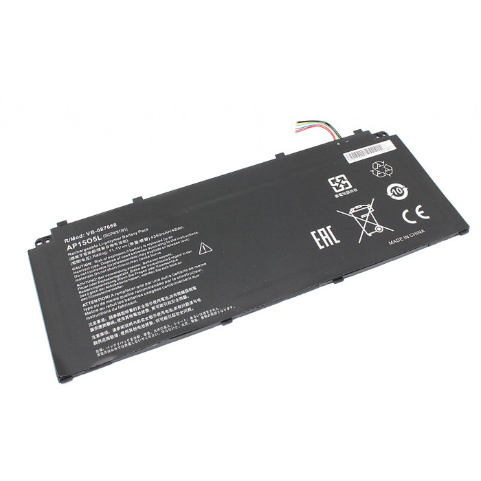 Аккумулятор для Acer Chromebook R13 CB5-312T (AP1505L) 11.1V 4350mAh OEM