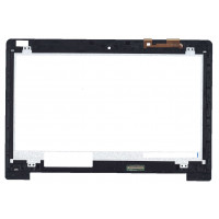 Модуль (матрица + тачскрин) для Asus S400 HD TCP14F21 черный с рамкой