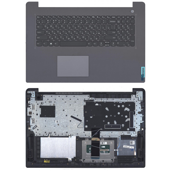 топкейс для Lenovo IdeaPad 3-17ITL6 Серый