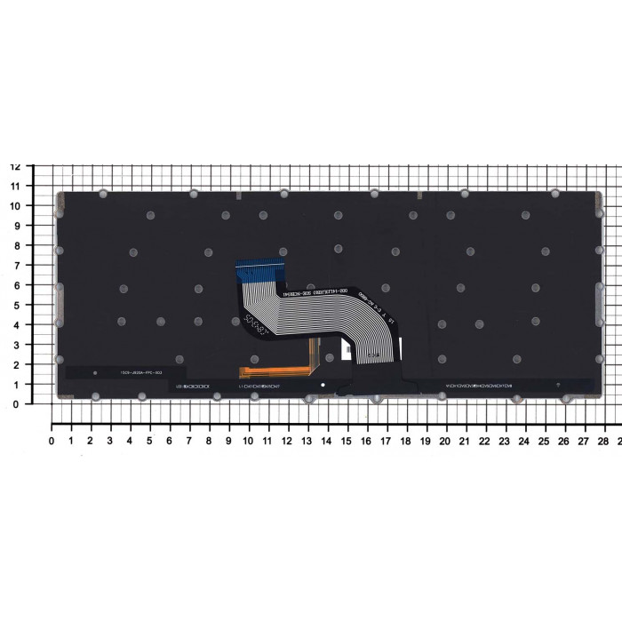 Клавиатура для Asus Chromebook C302C C302CA черная с подсветкой