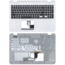 Клавиатура для ноутбука Asus TP501 топкейс серебро