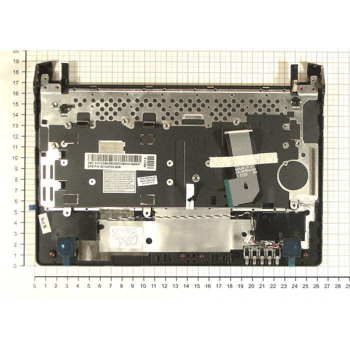 Клавиатура для Samsung N350 черный топкейс