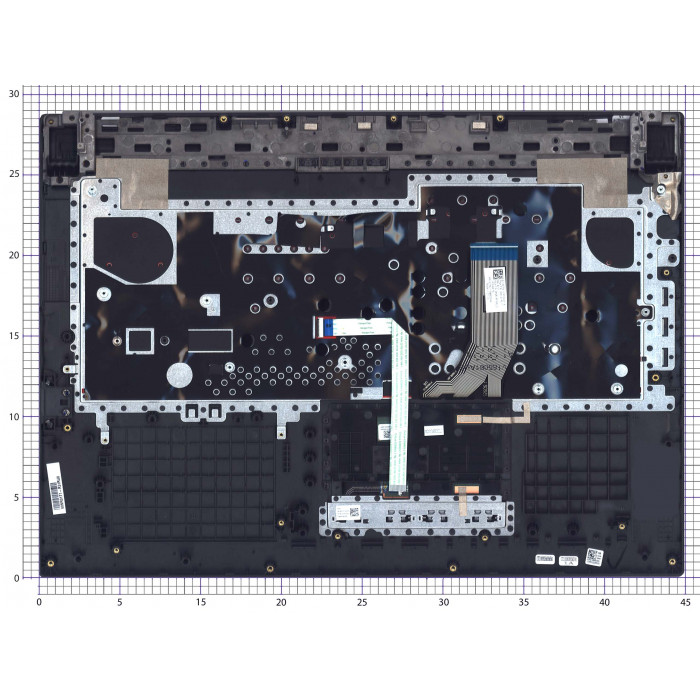 Клавиатура для ноутбука Asus G731GW G731GV черная с подсветкой топ-панель