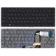 Клавиатура для ноутбука HP Envy 14-u черная с подсветкой