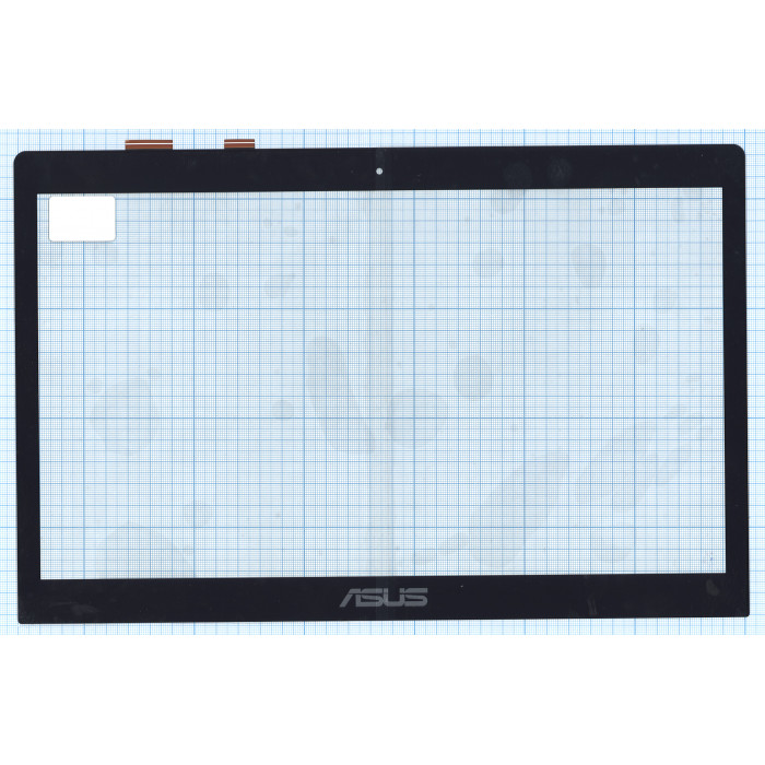 Сенсорное стекло (тачскрин) для Asus S400 5343R FPC-1 черное