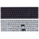 Клавиатура для Asus N541, N501 черная, шрифт красный, с подсветкой